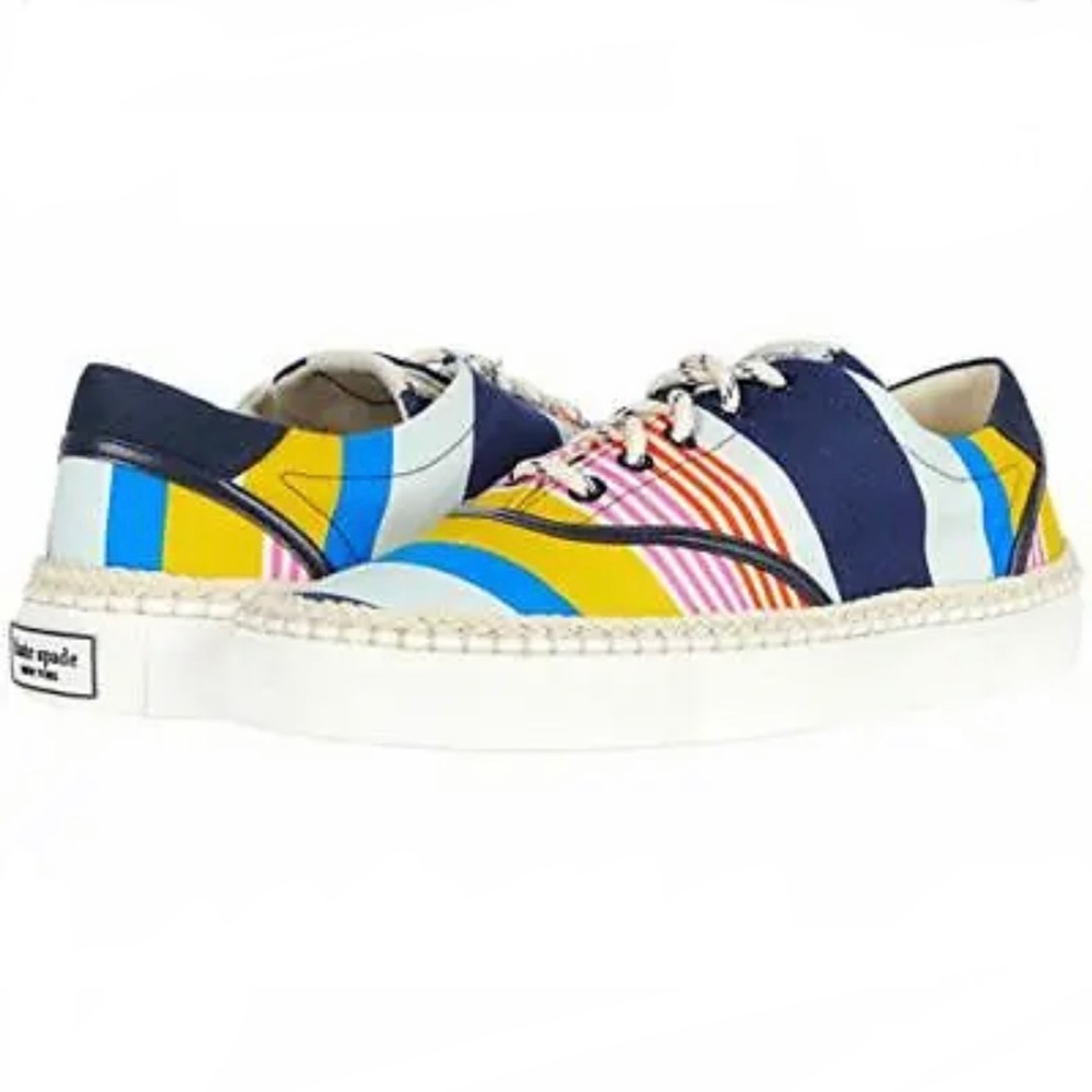 Kate Spade Women Size 7.5 Lace Up Espadrille Sneakers